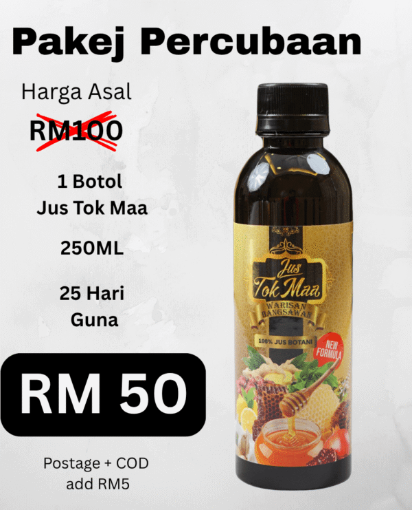 PAKEJ PERCUBAAN (1BOTOL)